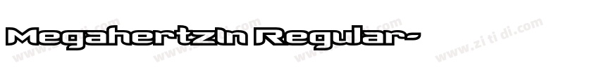 MegahertzIn Regular字体转换